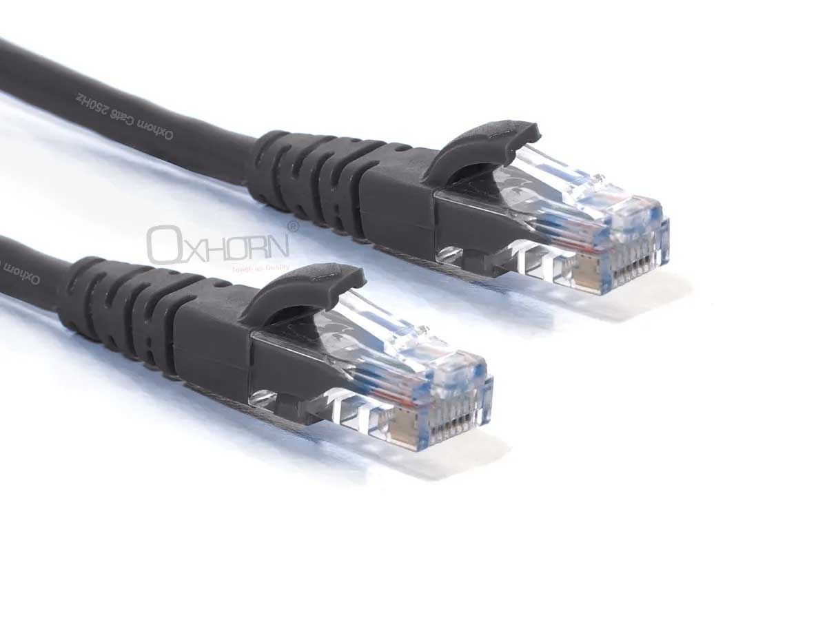 OXHORN CB-CAT6-B020 Network Cable Cat6 20m Black